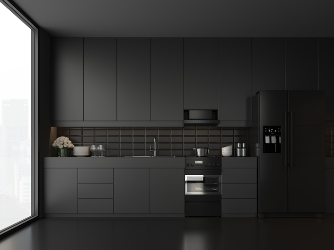 cocina color negro